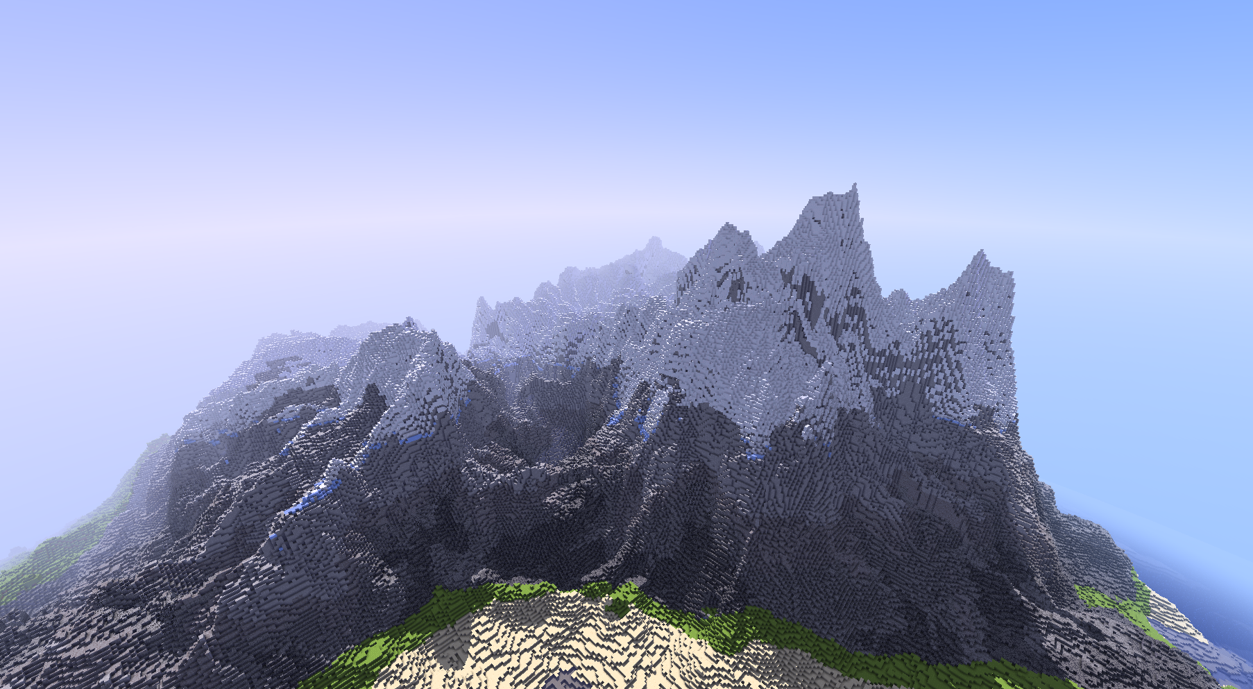 Mini Minecraft Mountains